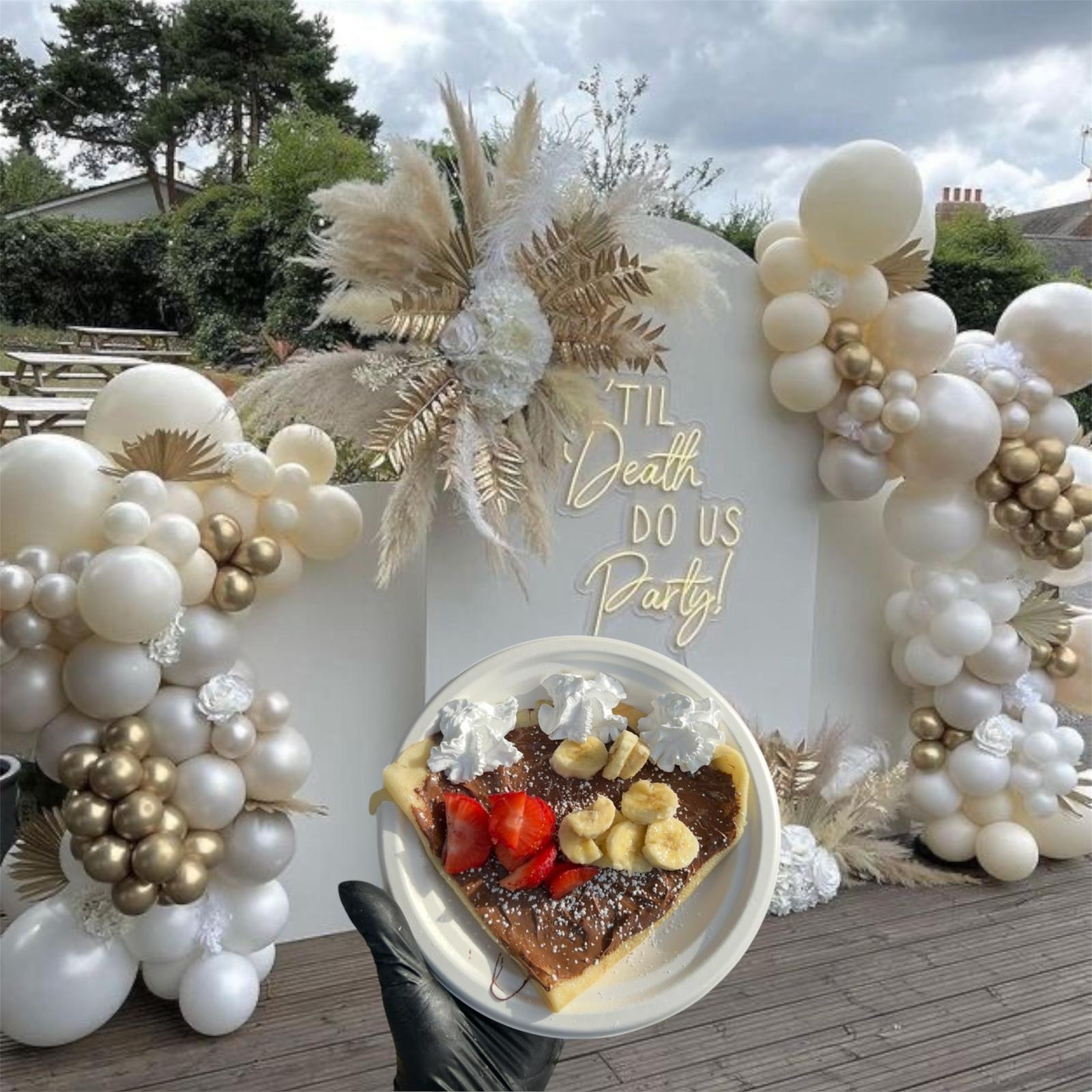 Elegant dessert catering presentation at a San Diego wedding